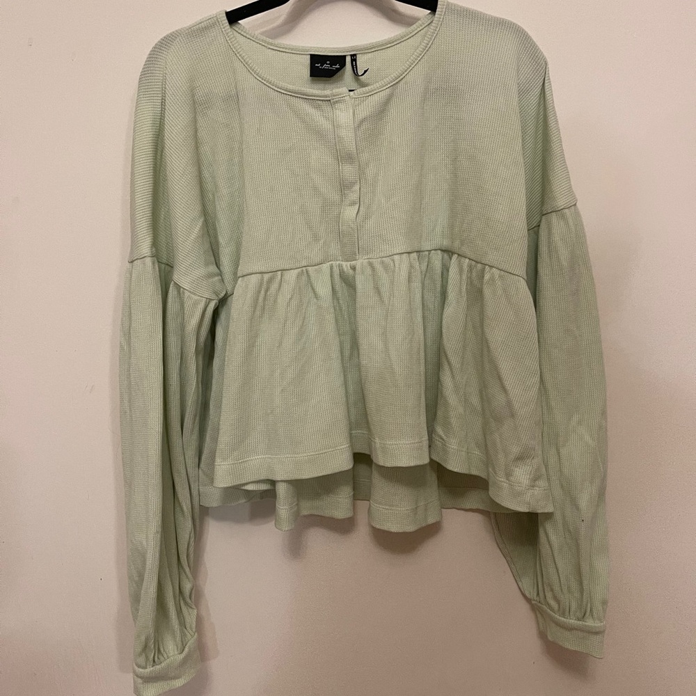 Out from Under Lila Balloon Sleeve Babydoll Top